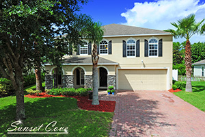 3878 Sunset Cove Drive | 4-br Home with Loft and Pond