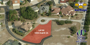 1805 Avanti Court, Taxiway Lot in Spruce Creek
