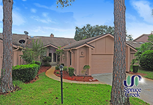 2007 Teakwood Lane, Townhome Condo in Woodside at the Spruce Creek Fly-In