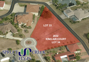 2032 King Air Court, Taxiway Lot in Spruce Creek