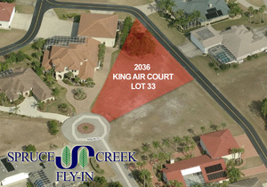 2036 King Air Court, Taxiway Lot in Spruce Creek