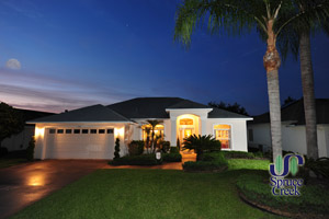 3185 Steamboat Ridge Trail, Waterfront pool home in Turtle Pointe at Spruce Creek